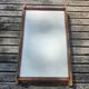 Painted ceramic and wood tray
