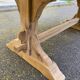 Renovated monastery dining table in solid oak from the 18th century, 200cm.