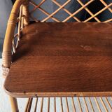 Chevet vintage en rotin