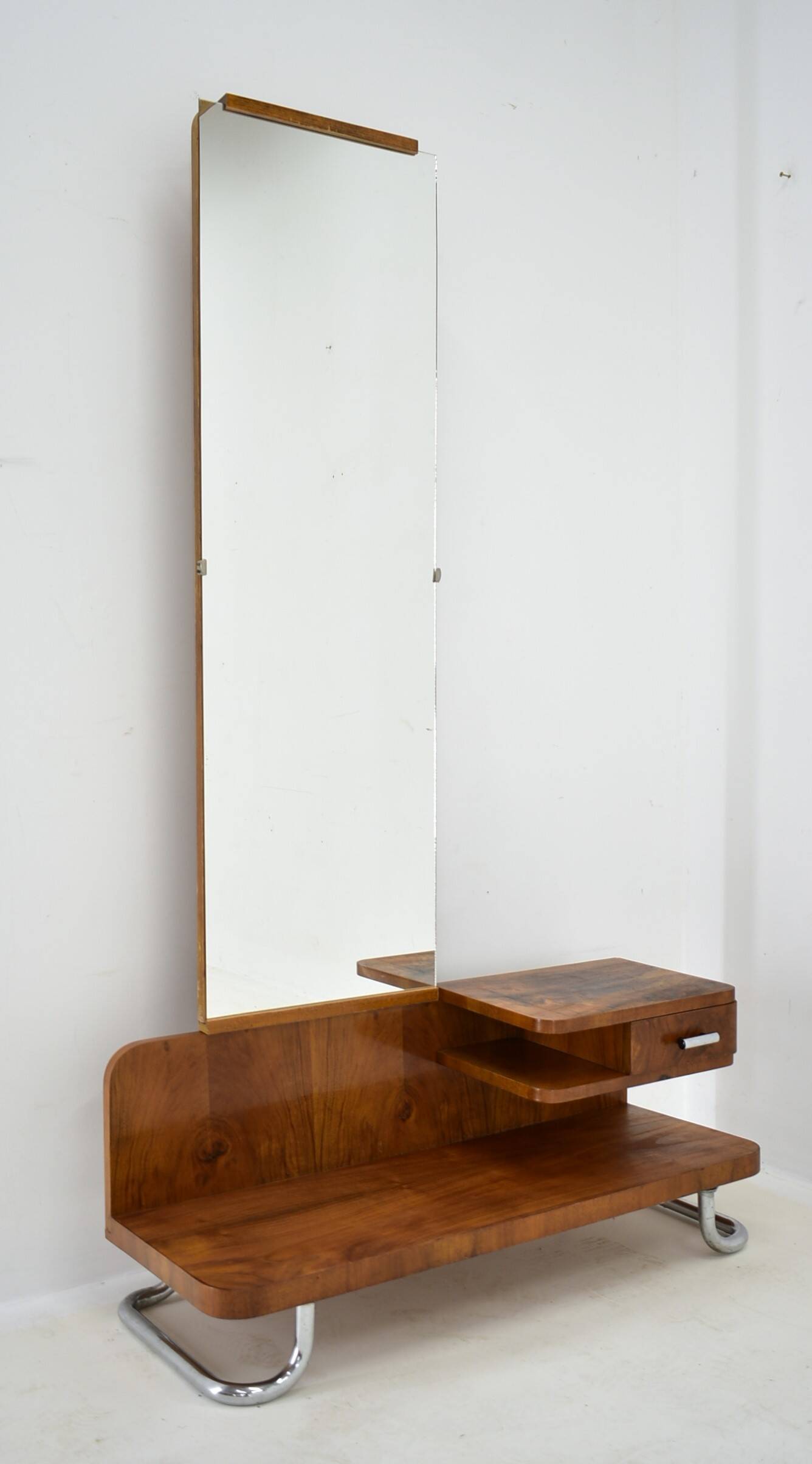 Chrome Bauhaus dressing table, 1930s
