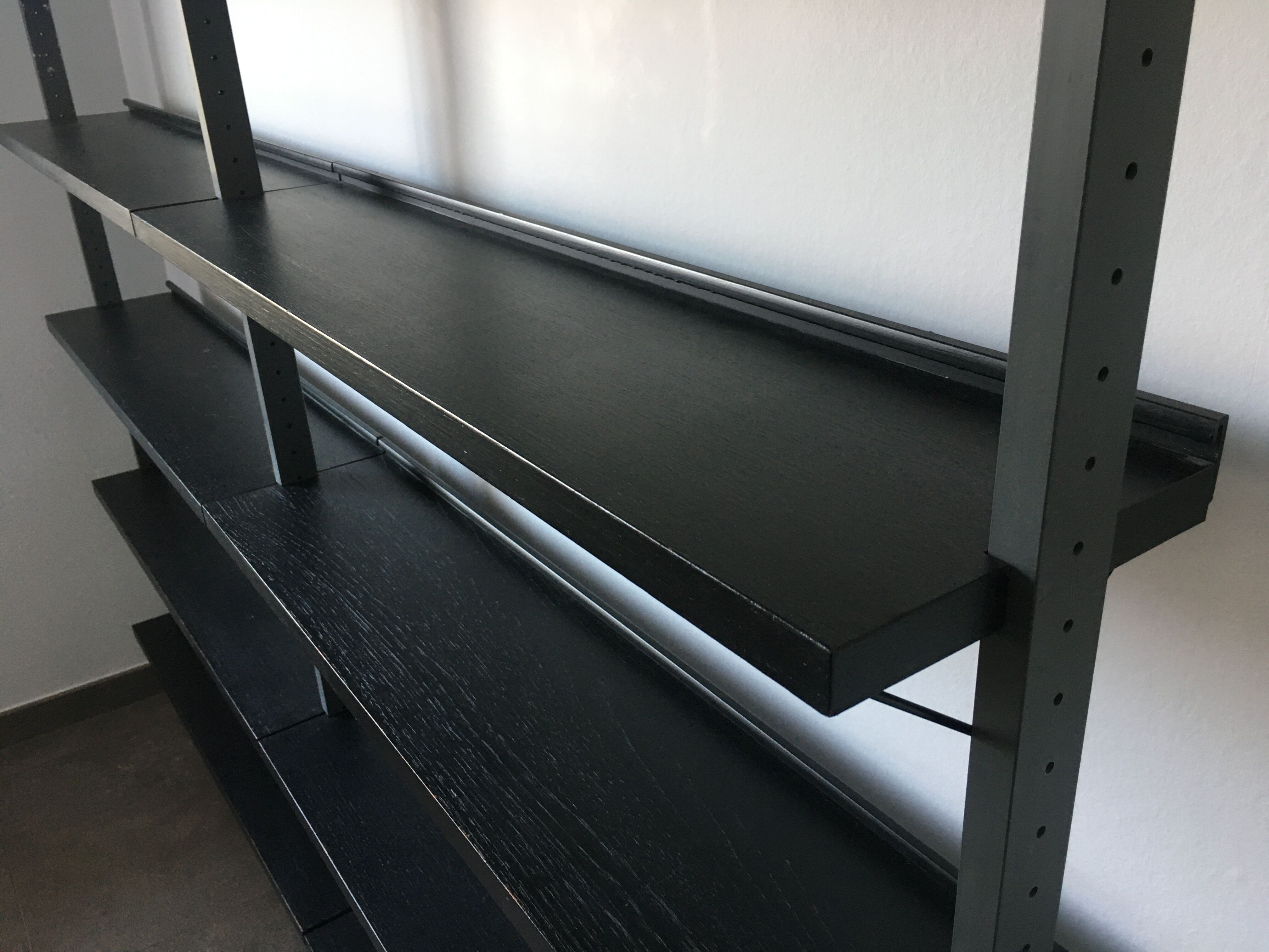 Scandinavian modular wall bookcase pira sweden 60s