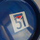 Metal advertising service tray Pastis51 vintage
