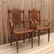 Pair of Art Nouveau Fischel armchairs