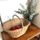 Panier en osier vintage