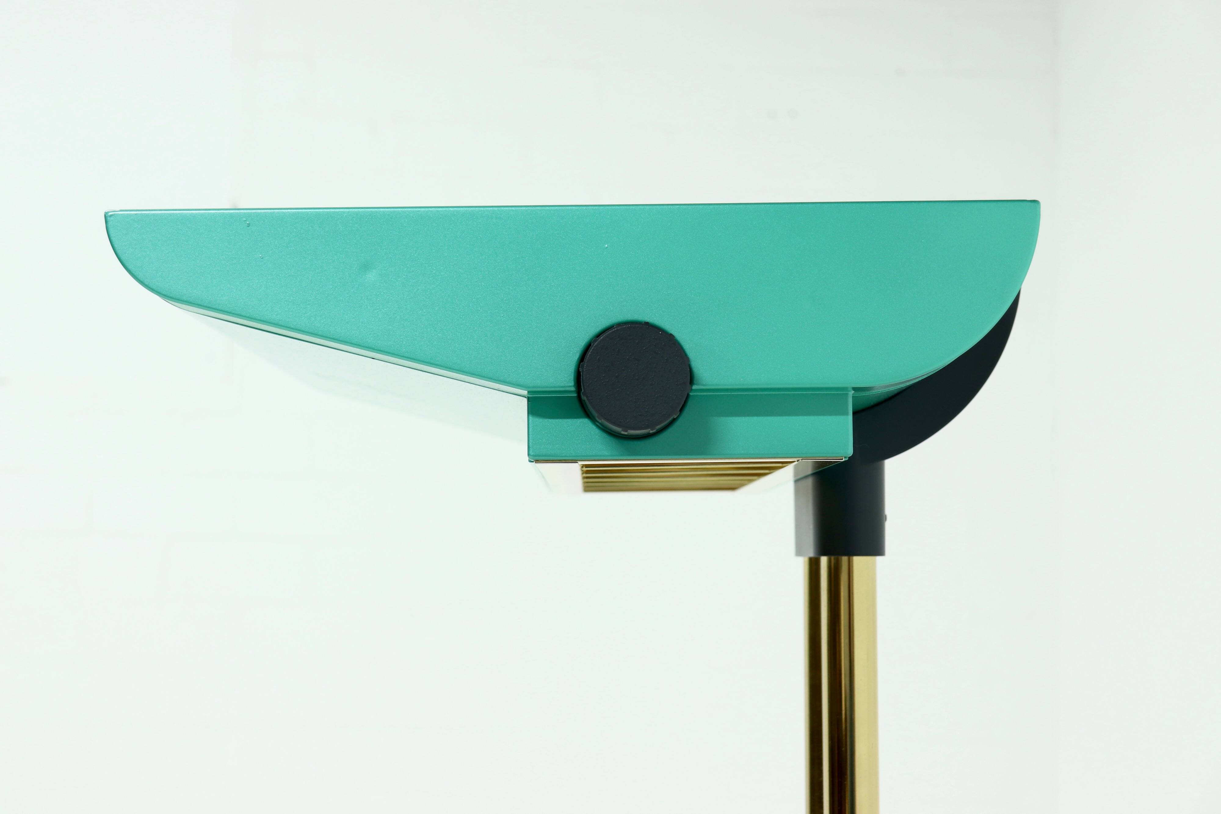 Post Modern Memphis Style Ludwig Leuchten Floor Lamp 1980s