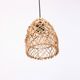 Woven rattan pendant light