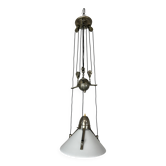 Adjustable Art Deco pendant lamp