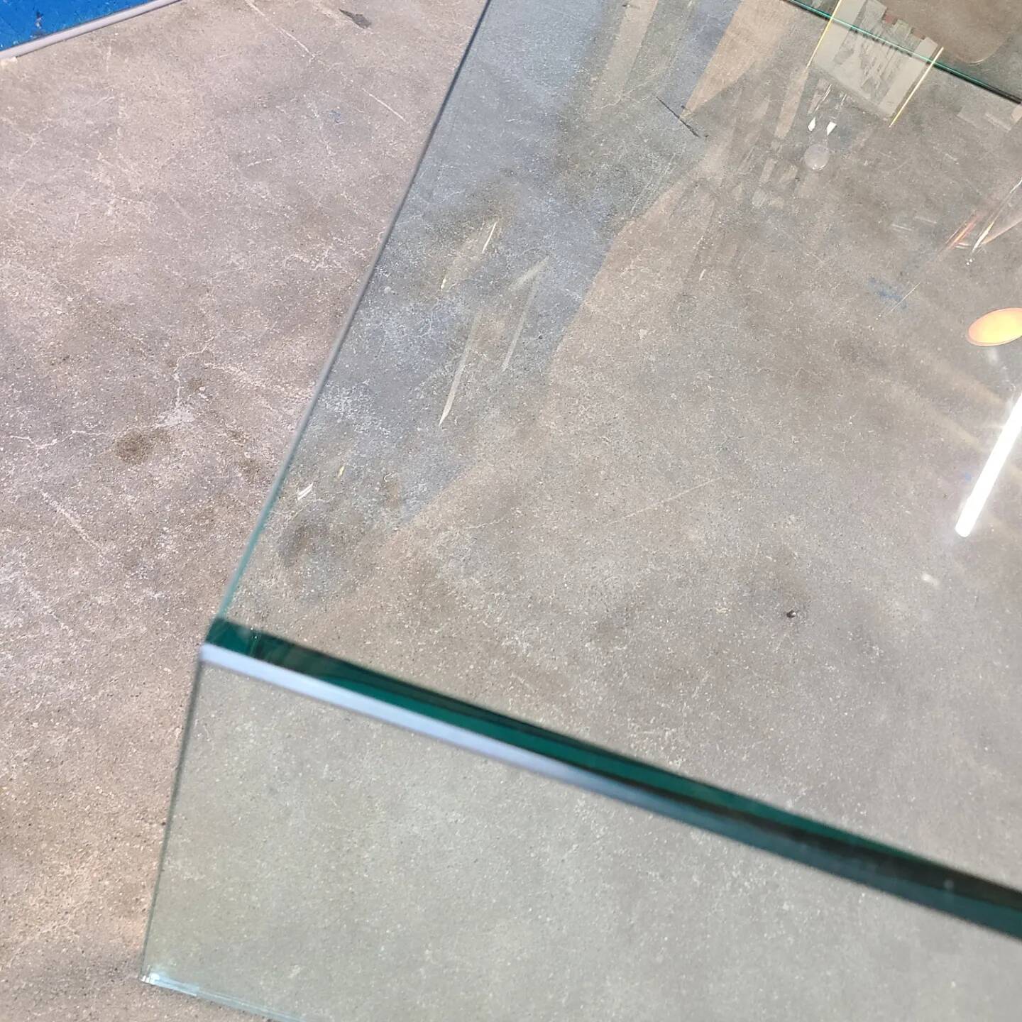 Table basse Eden en verre, années 80 par Tonelli Design