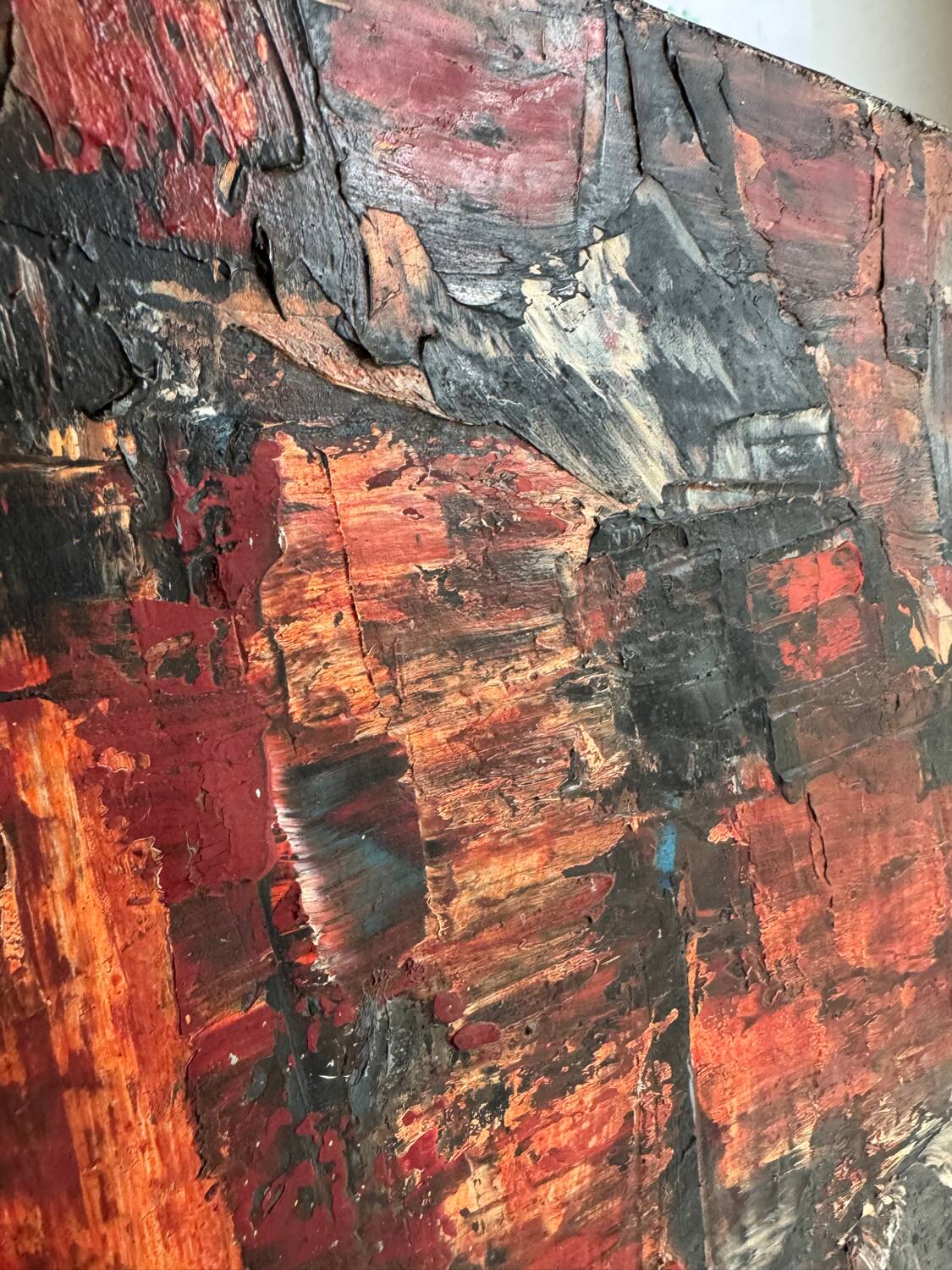 Tableau abstrait années 50