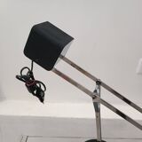 Important Fase Cisne chrome lamp, edition by Fase, 1980s.