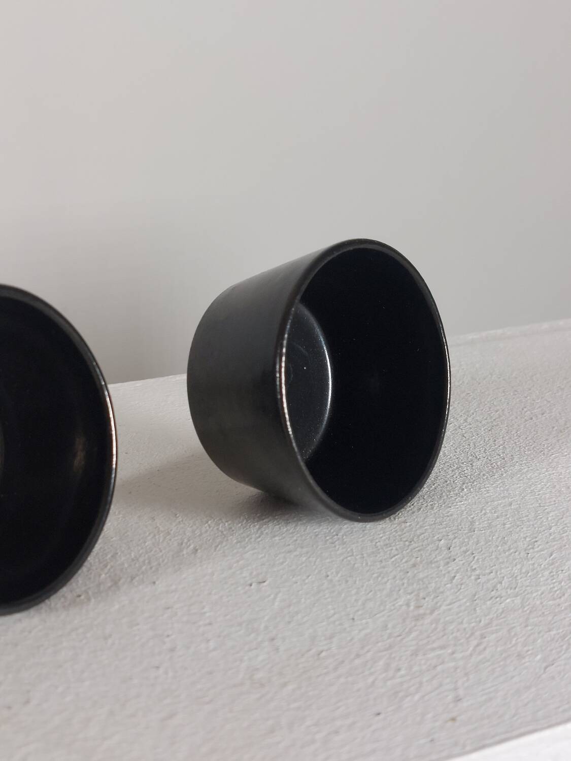 Pair of vintage Oxid glaze cups by Hedwig Bollhagen