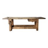 Établi ancien de menuisier