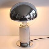 Italian design glass globe lamp 1970
