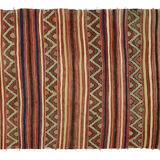 Anatolian handmade kilim rug 222 cm x 128 cm