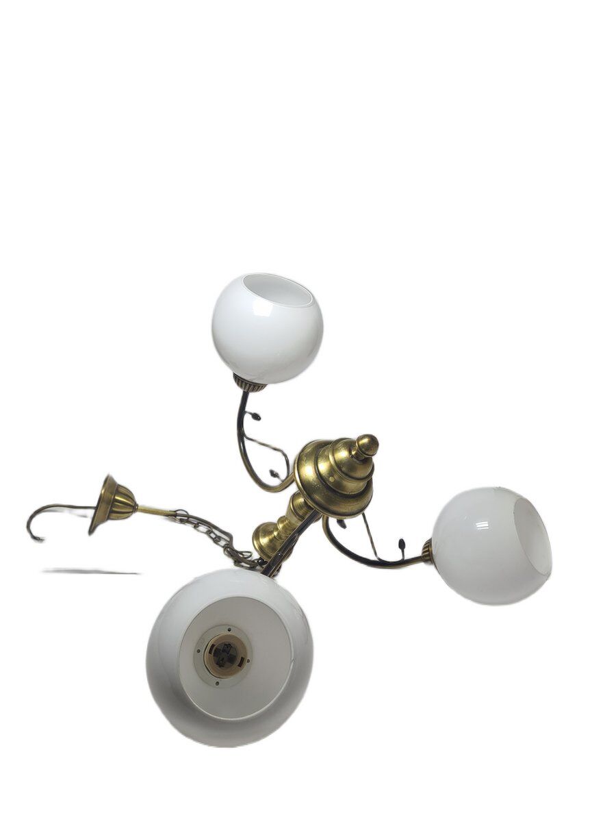 Vintage Art Nouveau chandelier, Poland, 1970s