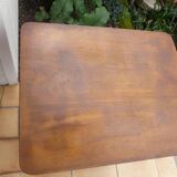50s wooden table industrial style