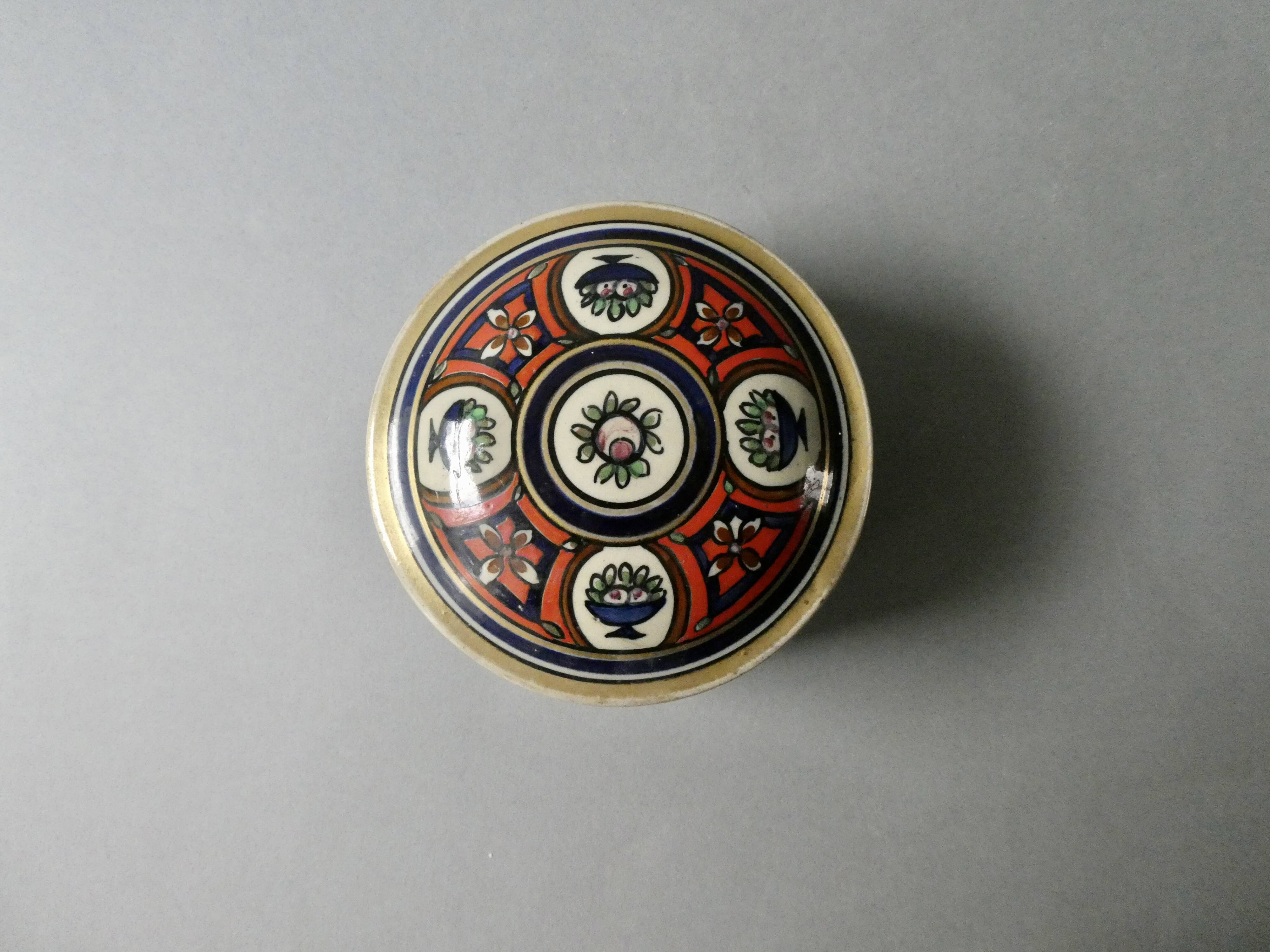 Art Deco jewelry box, signed Renoleau