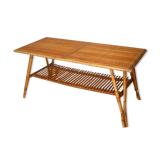 Rectangular rattan coffee table