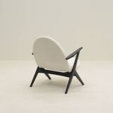 Mid-century vintage design bouclé armchair, 1960s Netherlands.