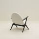 Fauteuil bouclé design vintage du milieu du siècle, Pays-Bas des années 1960.