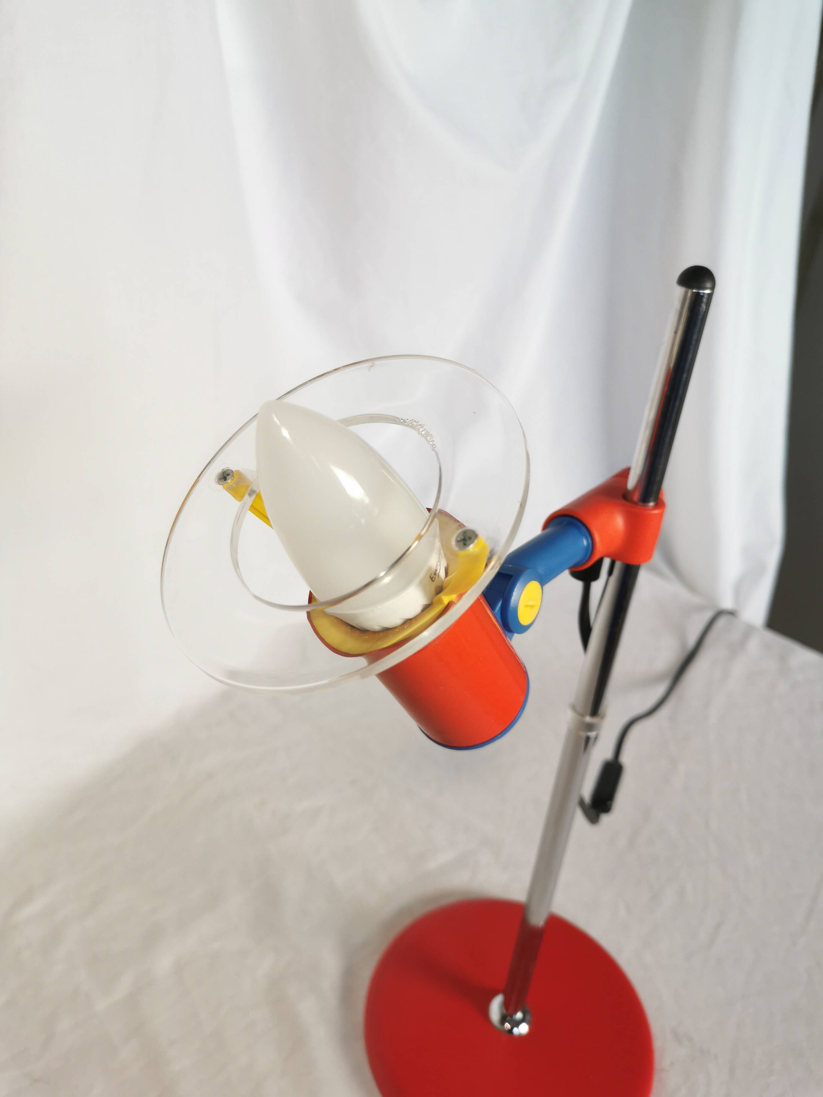 Multicolored spot lamp, postmodern, 1980