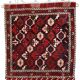 Sac vintage fait main Afshar persan 51cm x 57cm (années 1980)