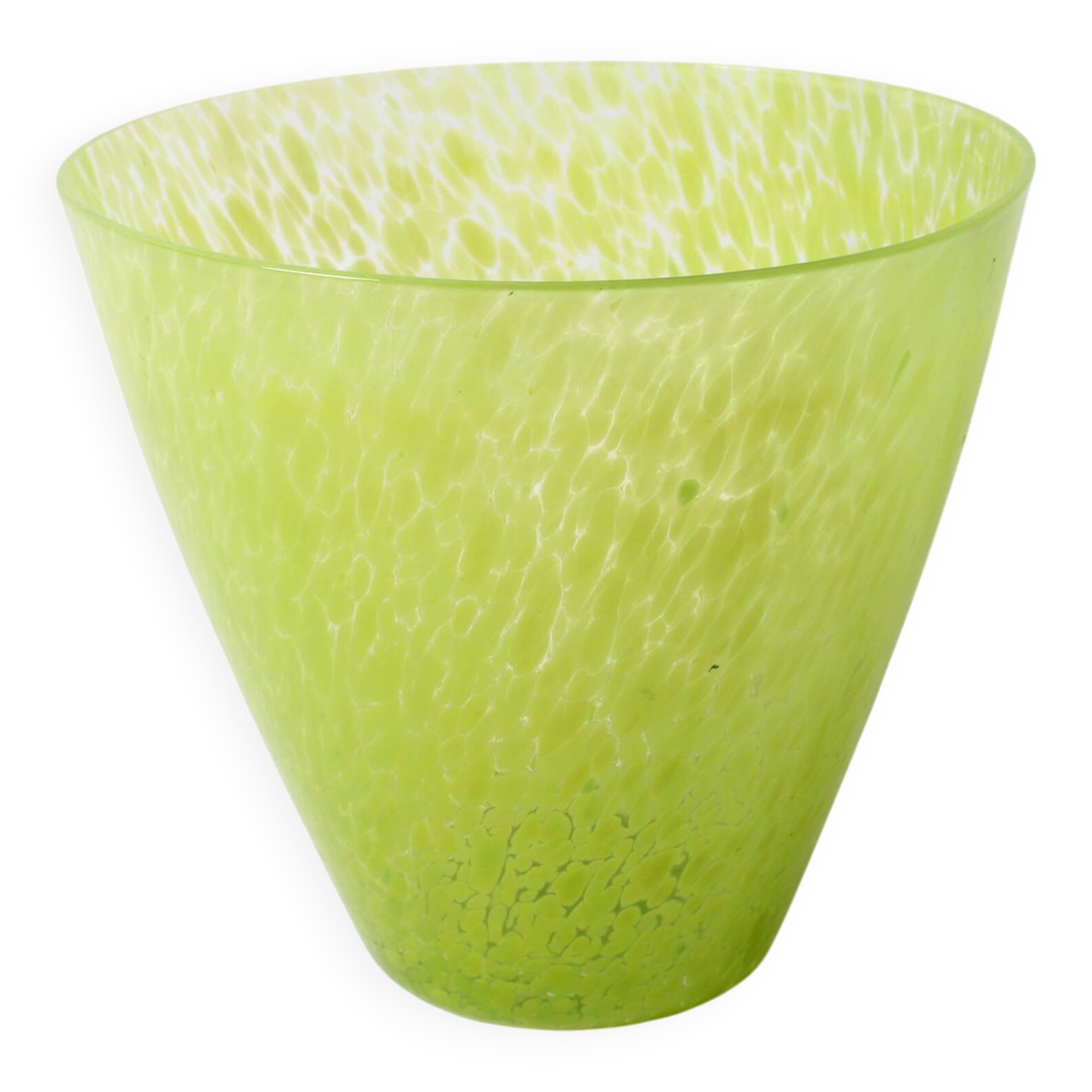 Vase en verre soufflé par Lars Sestervik, Suède 1990