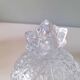 Glass pineapple sugar bowl