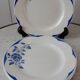 Lot de 4 assiettes à dessert digoin sarreguemines modèle corsica