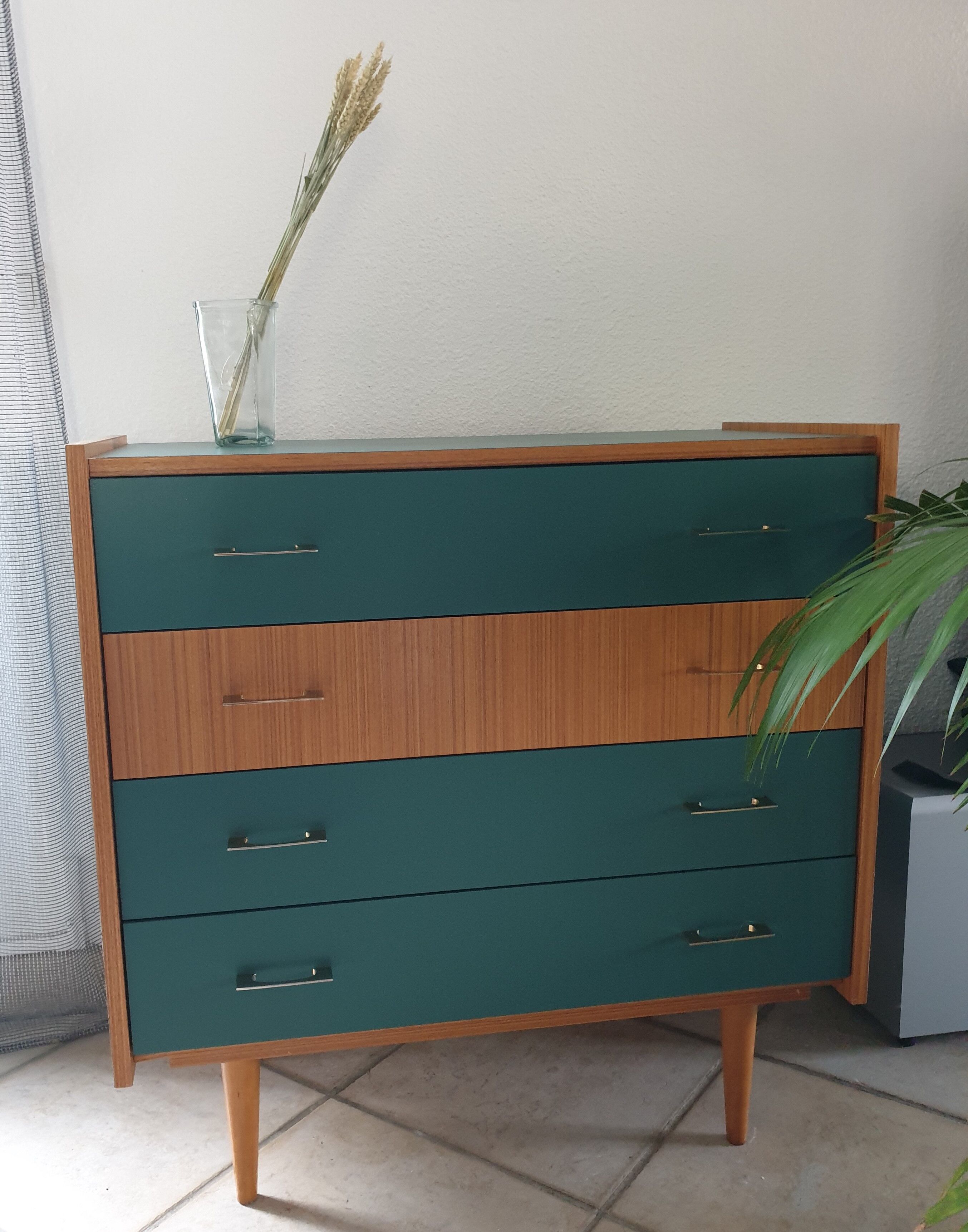 Redesigned vintage dresser