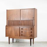 Midcentury Danish desk/bookcase/Secretaire in stunning teak.
