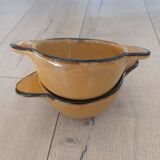 2 antique earthenware bowls