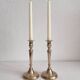 Antique candlesticks candlesticks baluster in brass copper