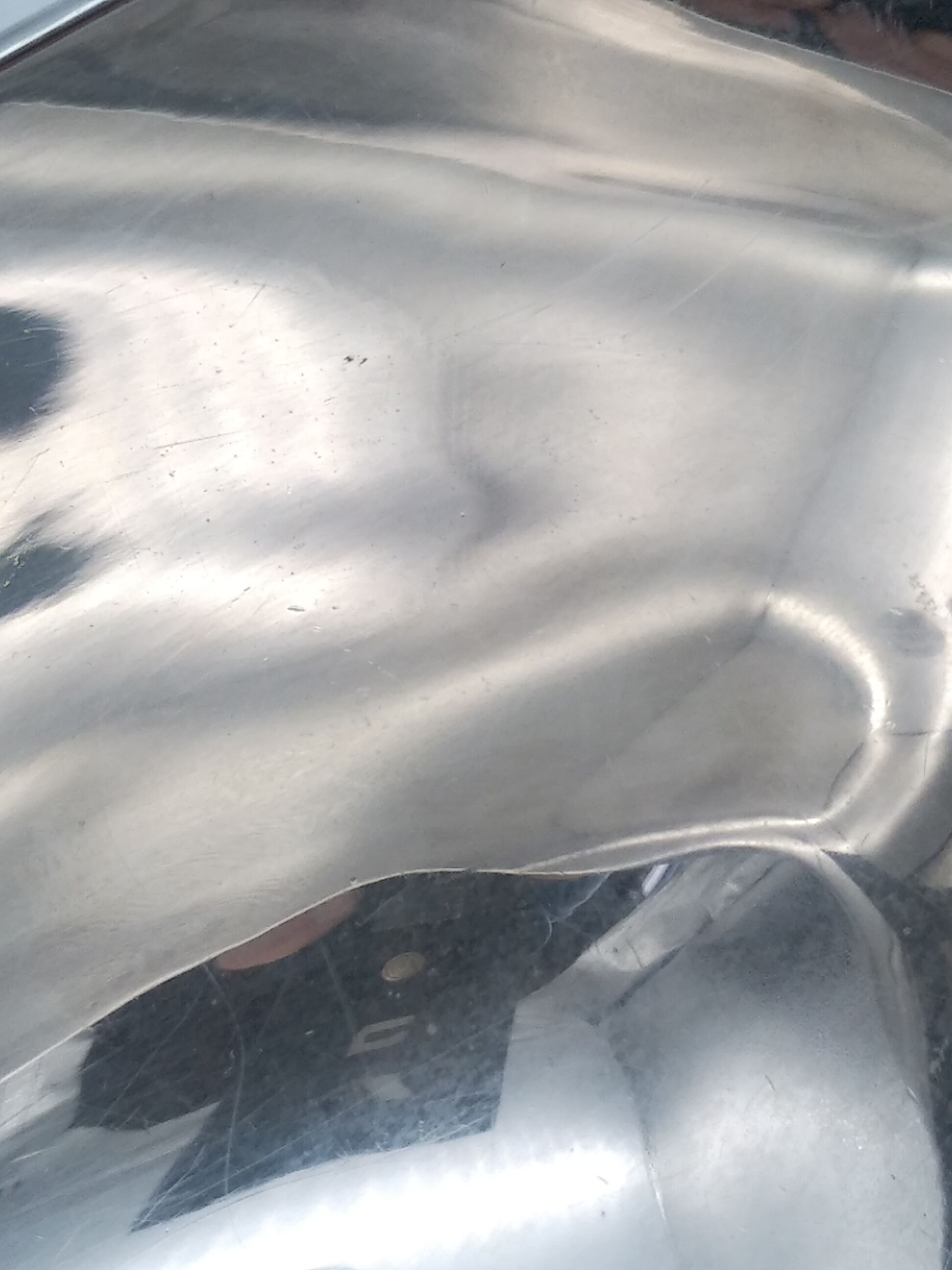 Christofle sauce maker in silver metal. Gallia Collection