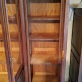 Late nineteenth century Louis XVI style library in walnut