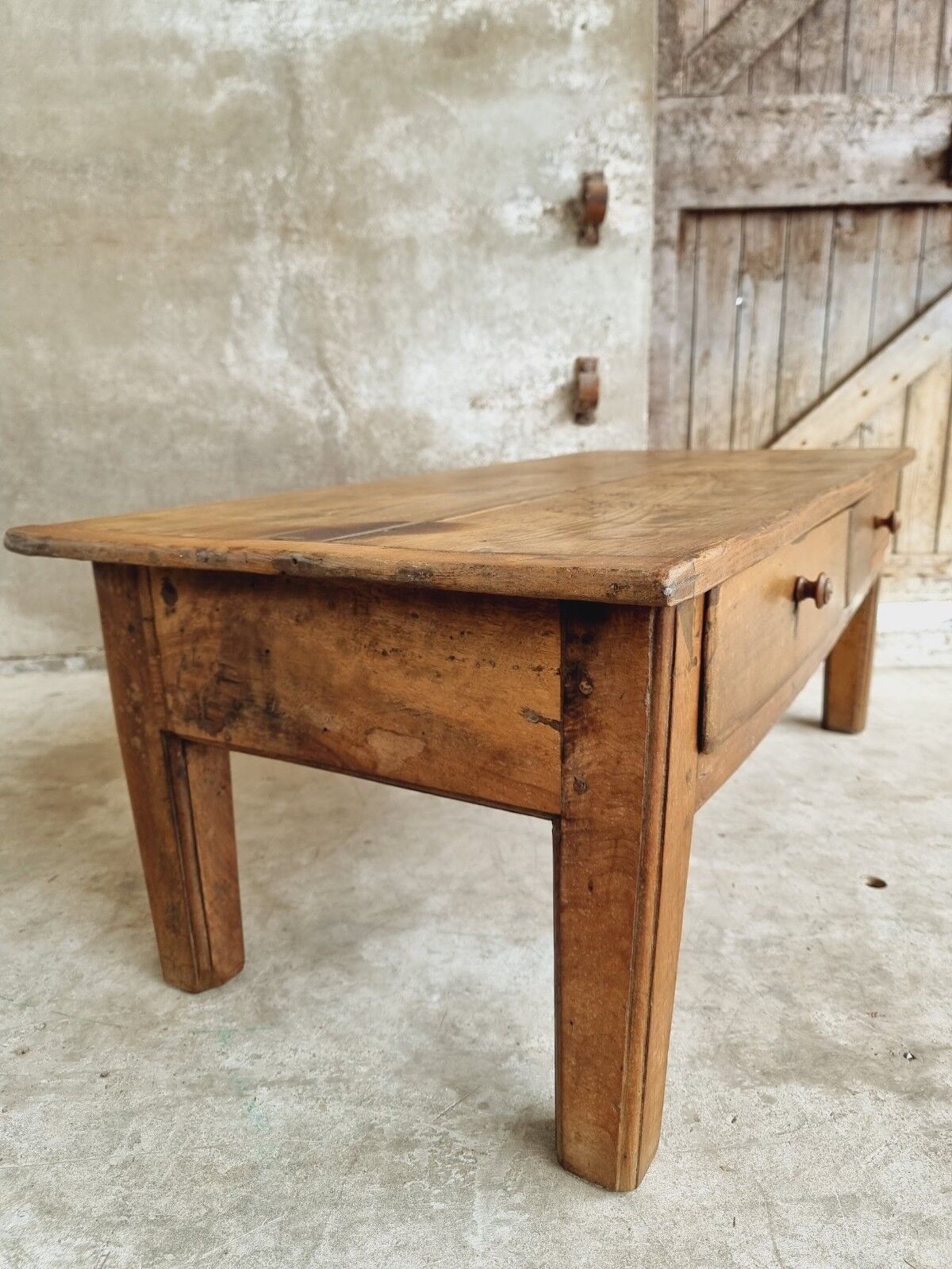 Antique coffee table TV furniture 19th century