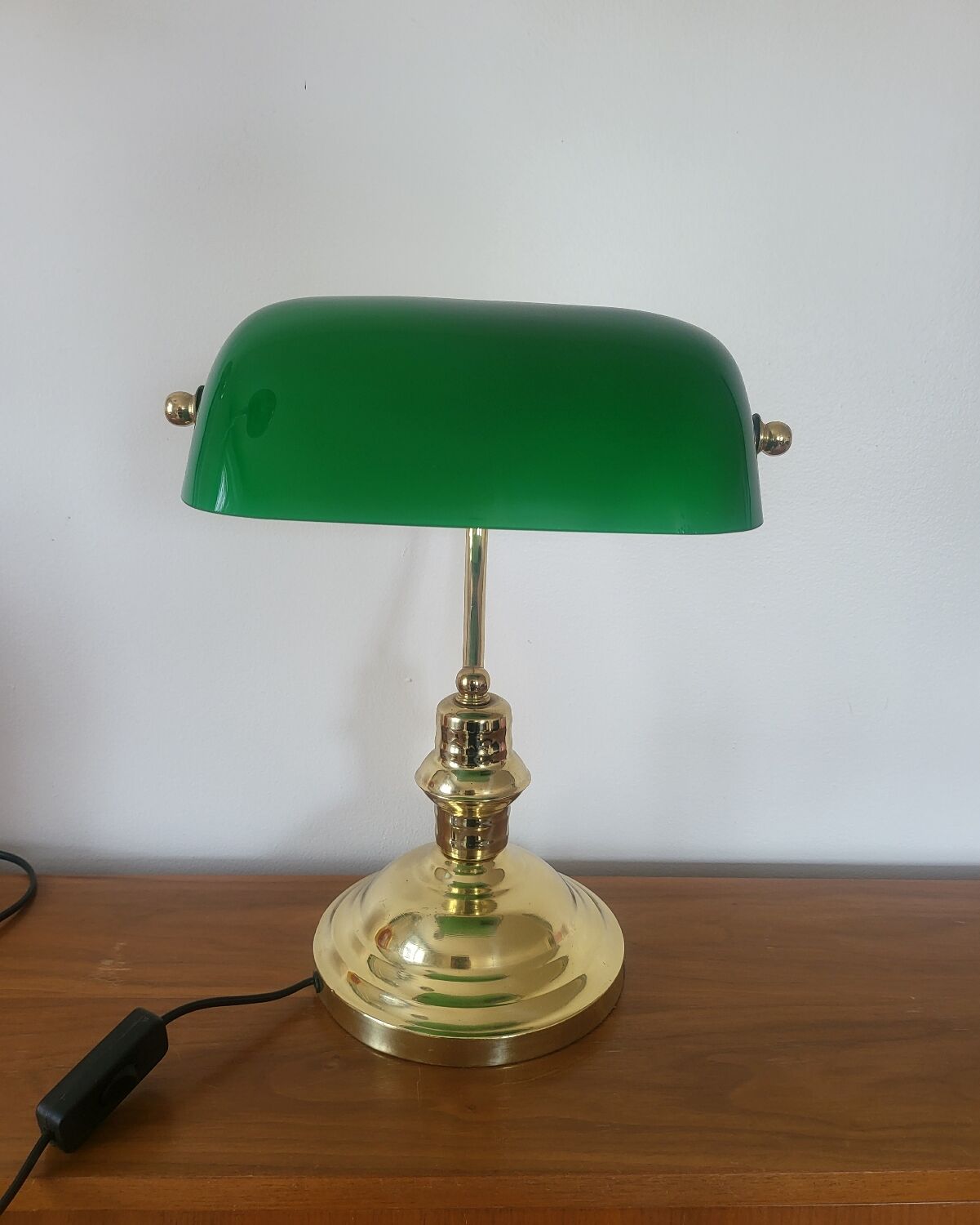 Banker's lamp, vintage desk lamp