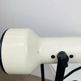 White metal clamp spotlight, vintage
