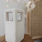 Table lamp Albert Tormos vintage carved stone sculpture