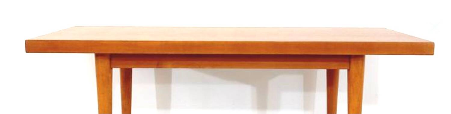 Scandinavian dining table in teak