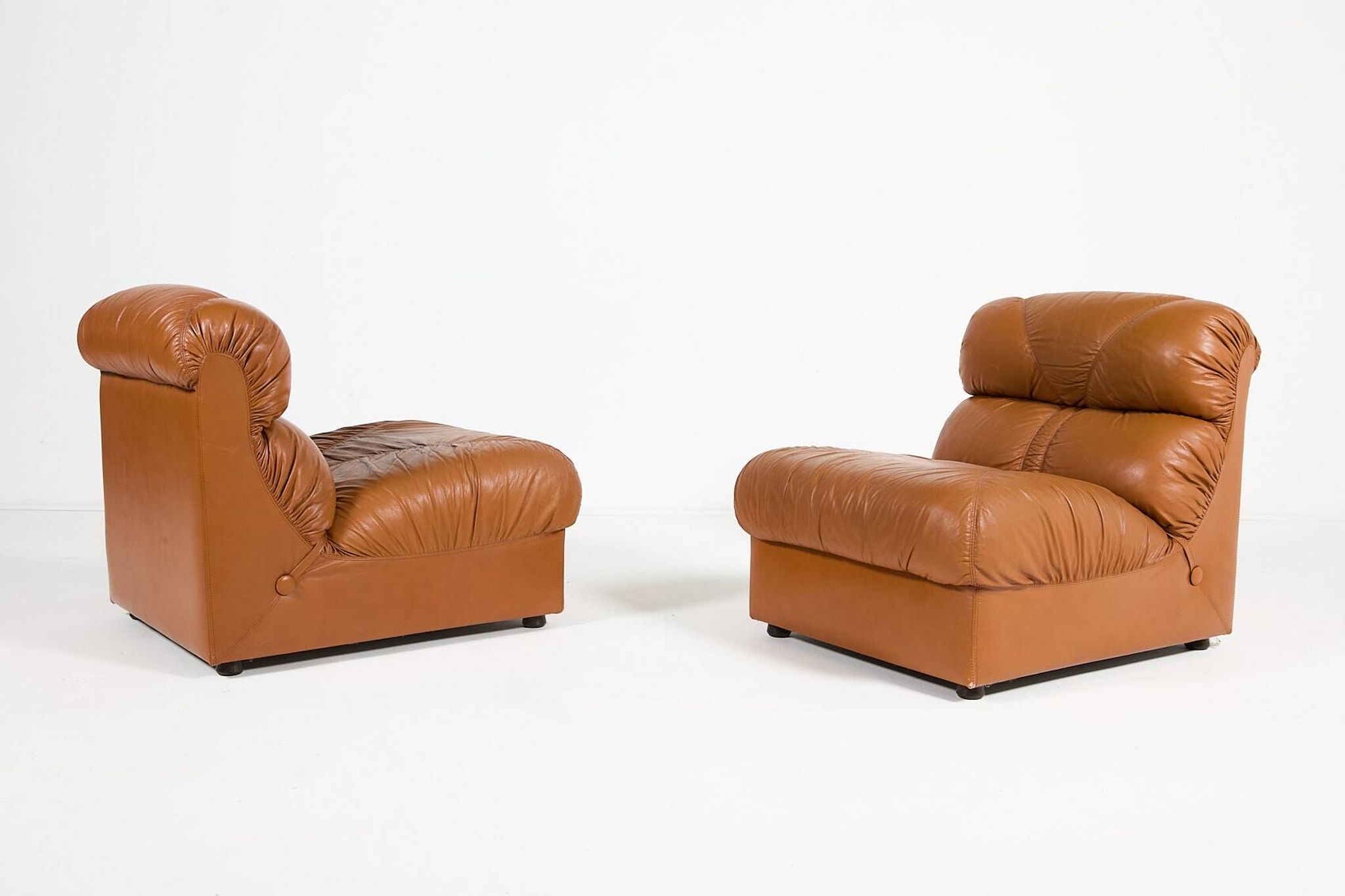 Vintage Italian modern lounge chairs from 1970’s