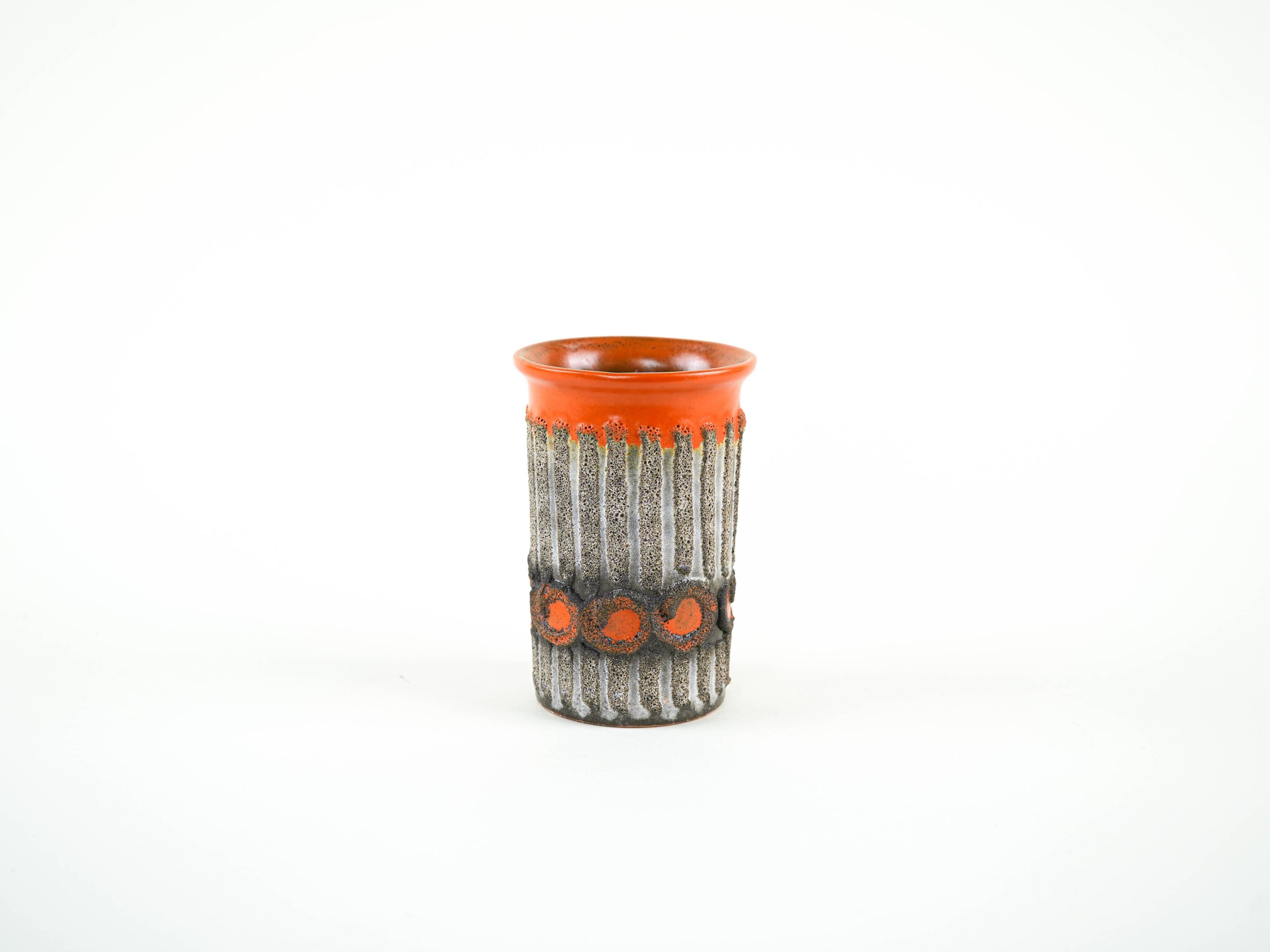 Ceramic vase, German design, 1960s, manufactured by Strehla