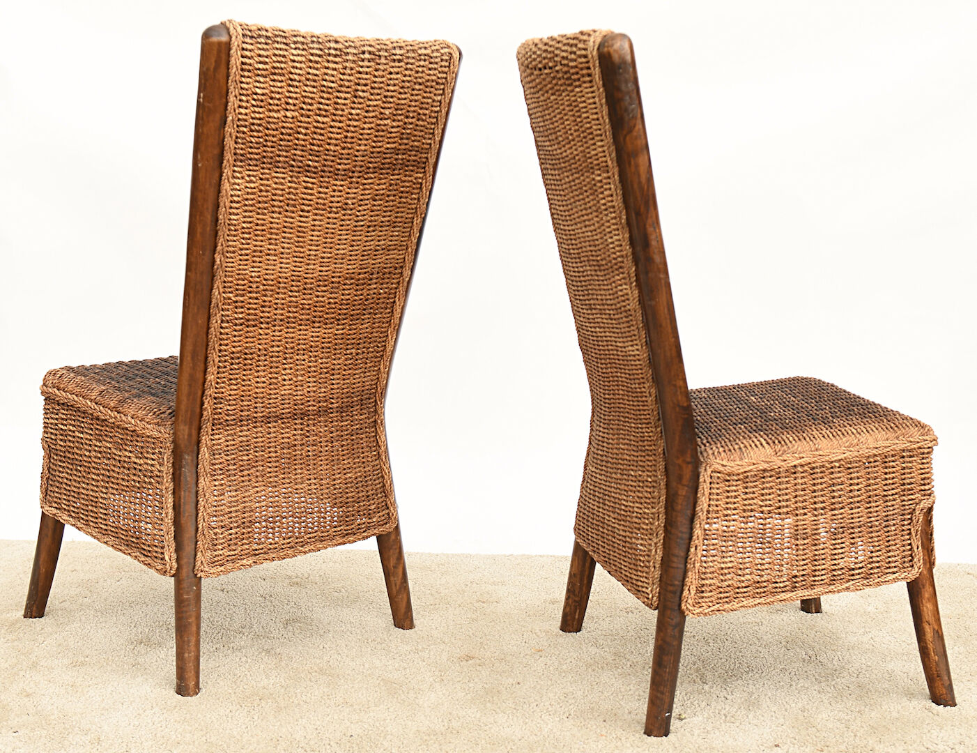 4 wicker chairs