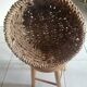 Woven round basket