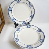 6 Art Deco flat plates