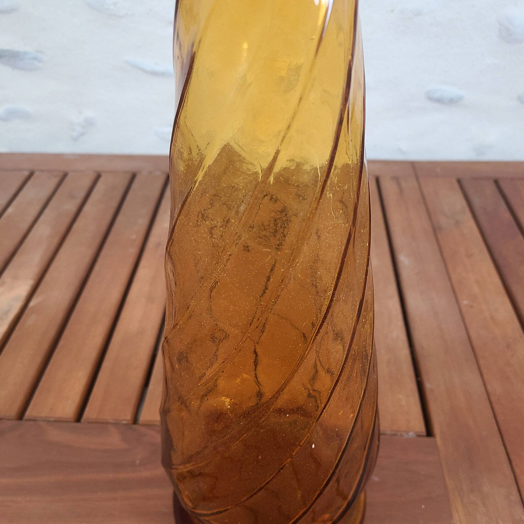 Italian amber genius decanter