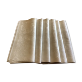 Set de 6 serviettes en damassé de coton ivoire
