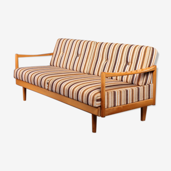 Oak wood butterfly daybed sofa 60s