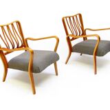 Two 1950s "Linden" Lounge Chairs in Teak by G A Jenkins
