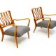 Two 1950s "Linden" Lounge Chairs in Teak by G A Jenkins